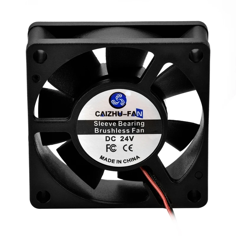 G5AA 3D 프린터 액세서리 Voron 프린터 하단 용 6020 냉각 팬 DC 24V 슬리브 베어링 브러시리스 팬 24v 11.8in 라인