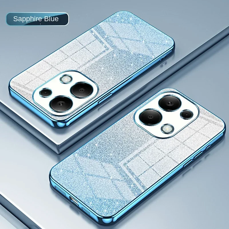Soft Silicone Bling Glitter Plating Phone Case