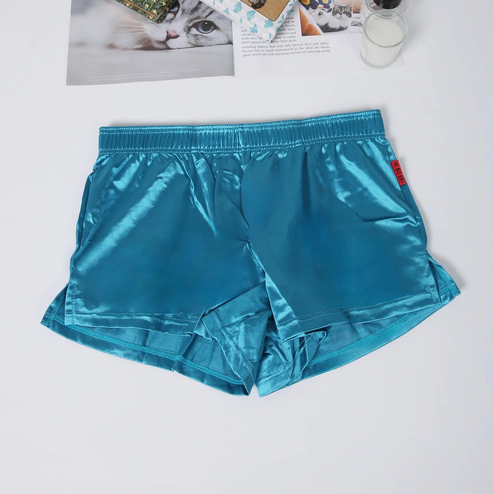 Fitness Bodybuilding Shorts Männer Laufschuhe Sommer Gymwear Workout Männlich Quick Dry Sportswear Jogger Boxer Kurze Hosen Blau Schwarz – Detail 2