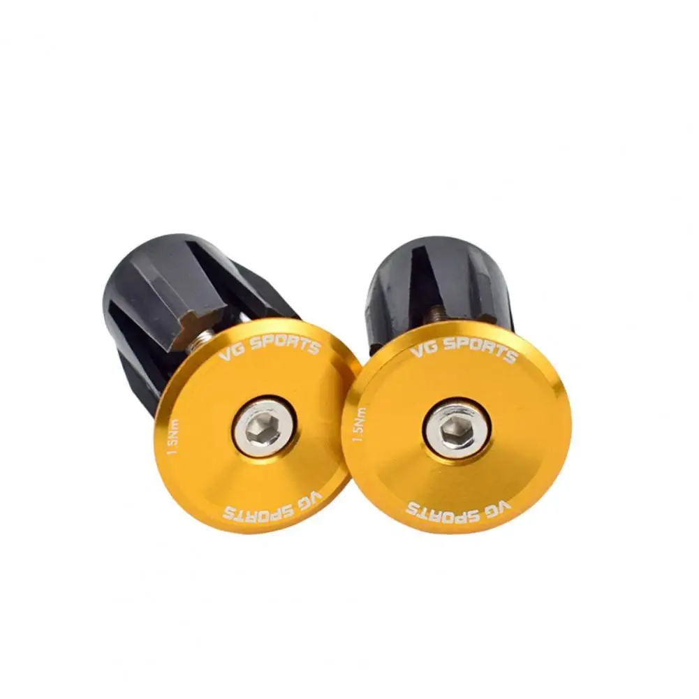 

1 Pair Bike Handlebar End Plugs Handlebar Stopper Aluminum Alloy MTB Road Bike Bicycle Grip Bar Plug End Hat Bike Accessories