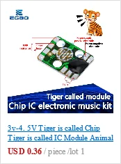 1 ~ 10PCS EGBO Sound Modul Trigger CAT Tiere Bellen Musik Chip 3V-4,5 V Yelp Stimme modul für DIY/Spielzeug PRO – Detail 4