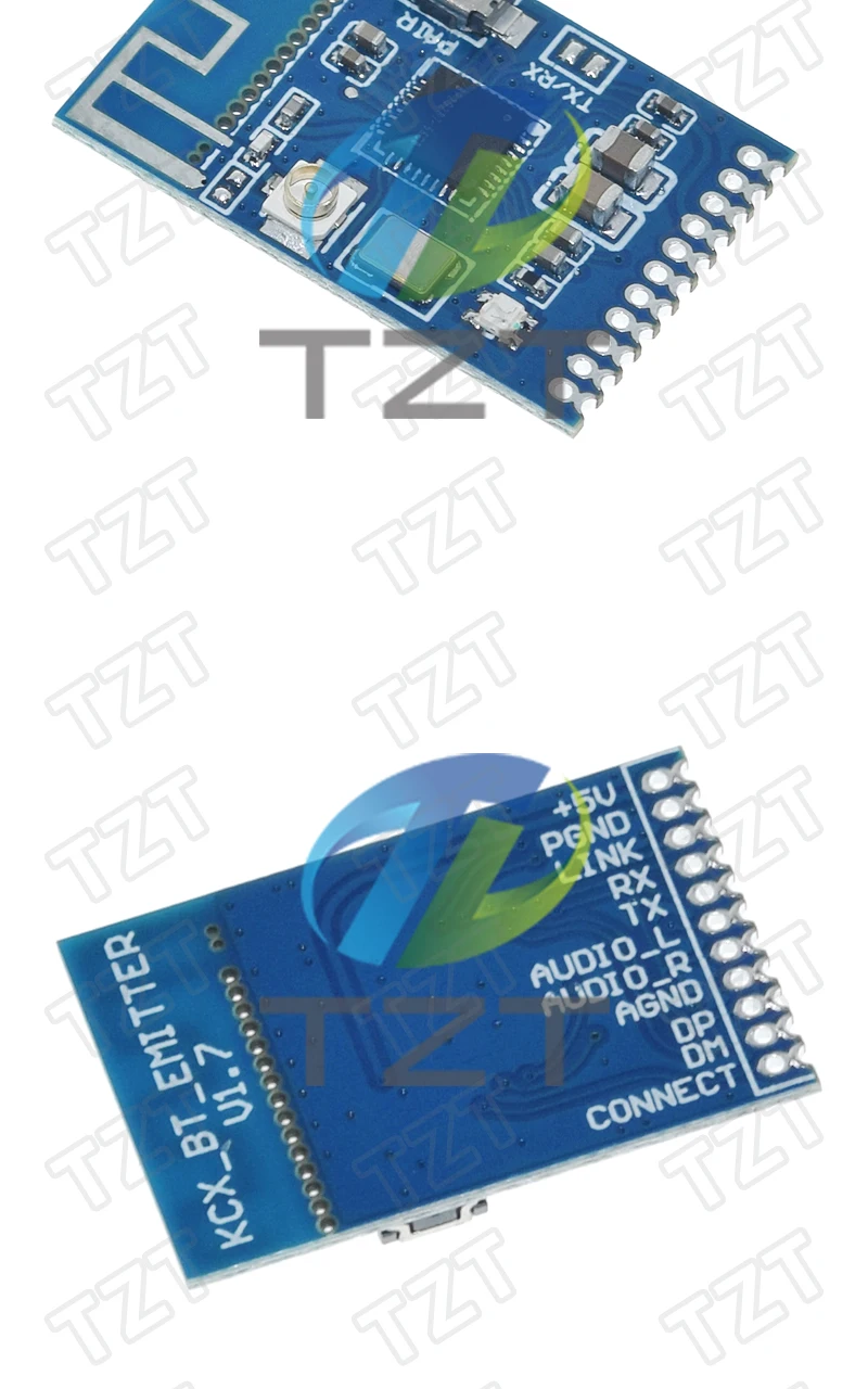 1/2 Stück Bluetooth-5.3 Modul Audio-Sender-Modul 20 Meter Stereo GFSK Transceiver Kopfhörer-Platine – Detail 11
