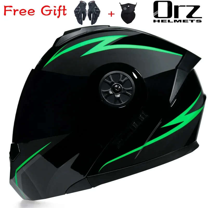 Casco Moto Modulare Con Doppia Visiera Certificata Dot Casco Integrale Casco Integrale Casco Moto Motocicleta Capacete Motocross
