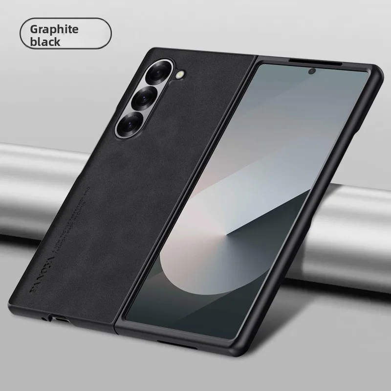 Luxury Sheepskin Leather Camera Protect Phone Case with Soft Foldable Cover