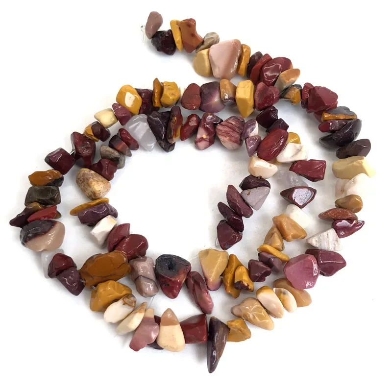 Natural Stone Beads for Jewelry Making - Irregular Crystal Quartz Gravel Beads, 16-Inch Strand