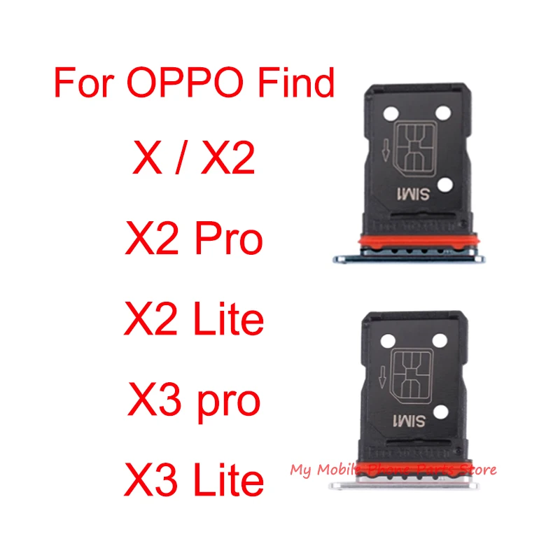 

Dual Sim Tray Slot For OPPO Find X X2 X3 Pro Lite New Micro Sim Tray SD Card Holder Reader Adapter For OPPO Find X2 Pro