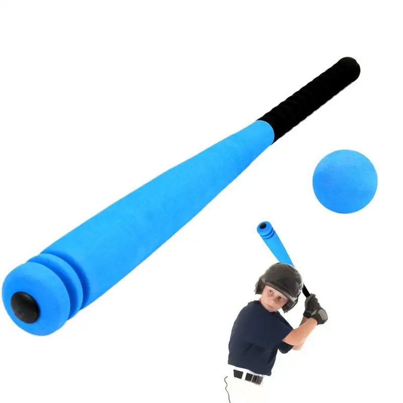 Kids Foam Baseball Bat And Ball 54cm Lightweight Safe Toy EVA Softball Bat Tball For Indoor Outdoor Learning Game Playing