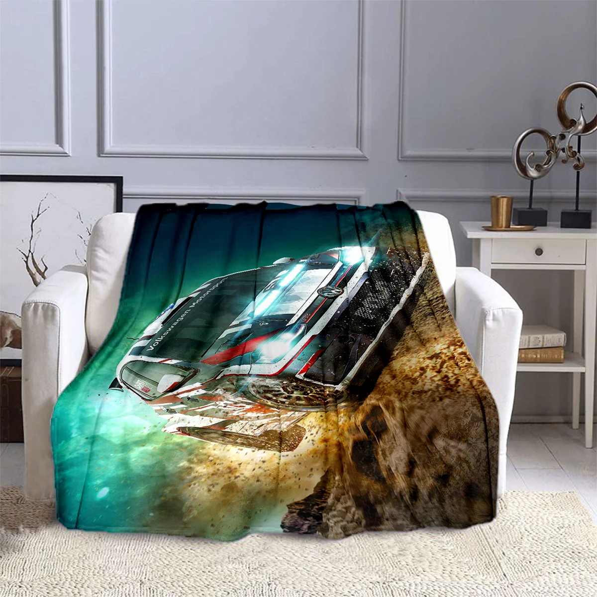 

Racing car Sports Car F1 SUV Blanket Children's High Quality Flannel Blanket Soft Comfortable Home Travel Blanket