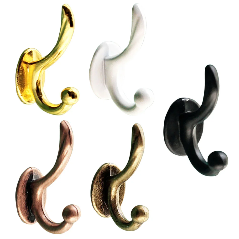 

5 Pcs Models Mini Hook Clothing Wall Hangers Tiny Hooks Toy Room Small Decorative Bracket
