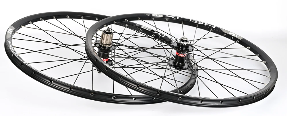 Novatec Fahrradradsatz 26/27,5/29 Zoll mit D042SB Naben QR SunRingle Felge 32 Löcher MTB BIKE Rad Scheibenbremse Innenrohr – Detail 25