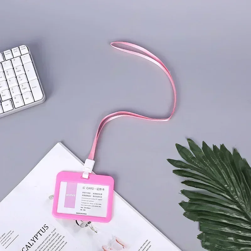 Premium Lanyard Card Holder with Neck Strap - Stylish and Durable ID, Bus, and Credit Card Case