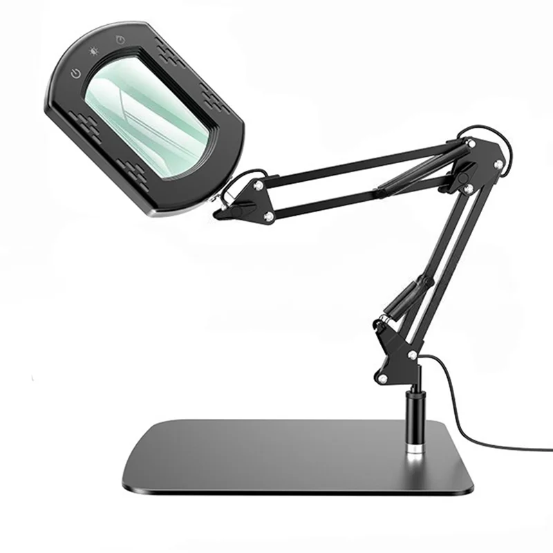 Aazon.co: 10X 5X agnifying Glass Light Stand Desktop Lap Desk Table