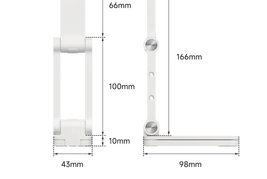Hagibis Foldable Magnetic Desk Stand 360° for MagSafe