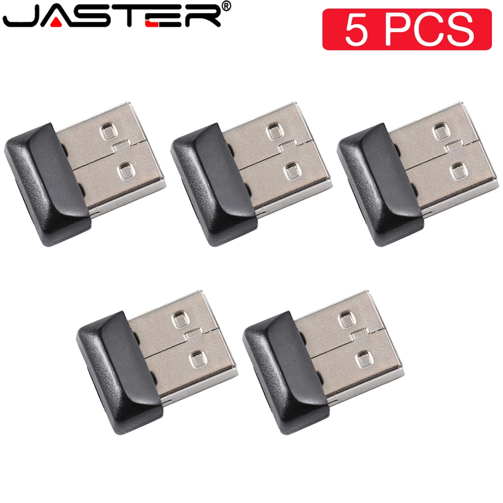 USB-флеш-накопитель JASTER водонепроницаемый 5 шт./Лот 100% дюйма 64 ГБ 32 16 8 4 Гб |