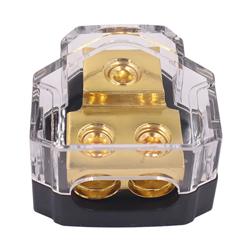 

Блок распределения мощности автомобильного аудиоусилителя 1 в 2 Выход блок распределения мощности заземления автомобильный усилитель звука