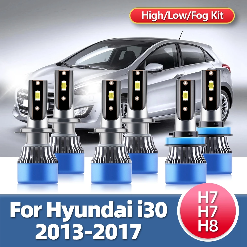 

Roadsun светодиодные фары Turbo 15000Lm лампы дальнего ближнего света Противотуманные фары для i30 2013 2014 2015 2016 2017 Автомобильные фары для Hyundai