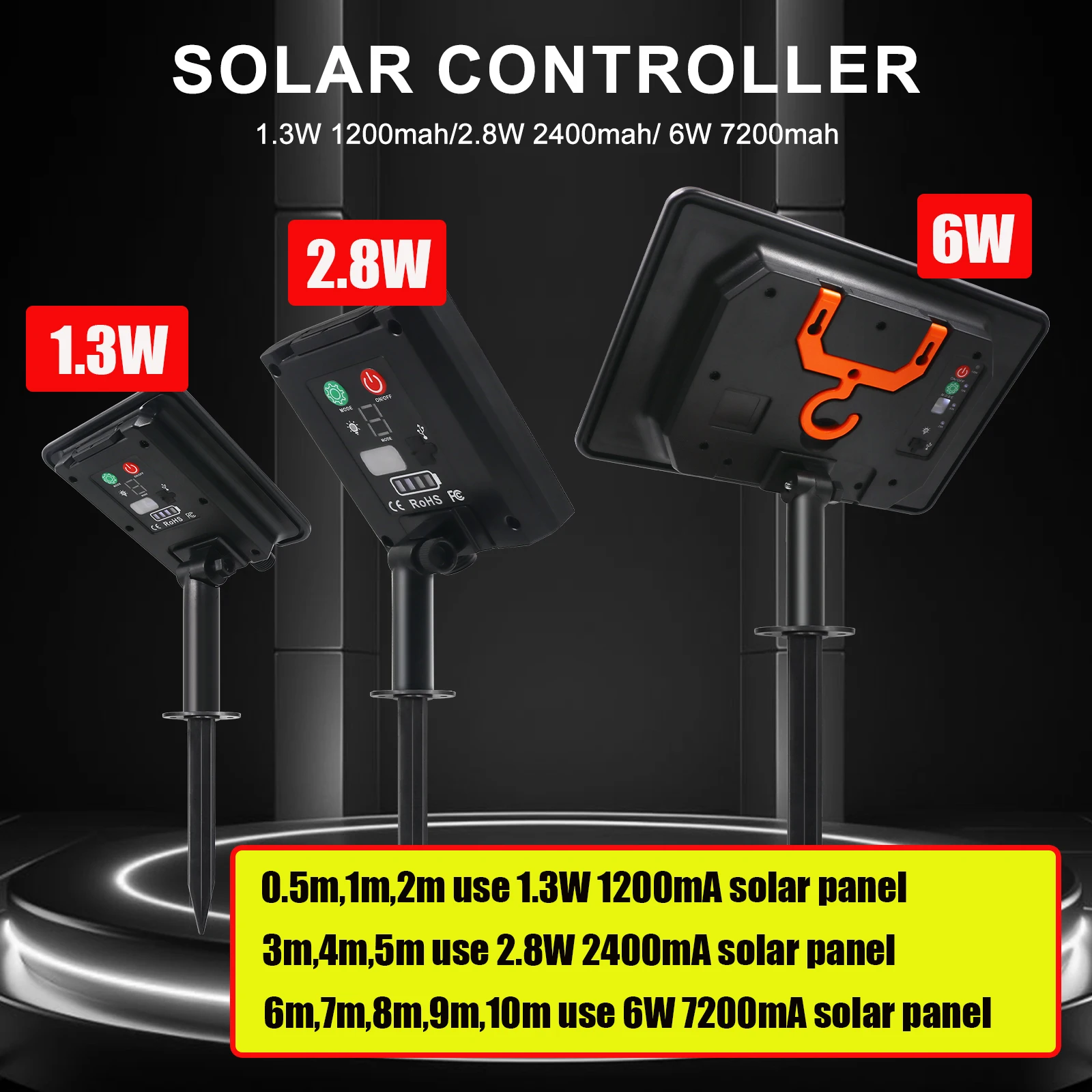 DC 24V 태양광 발전 LED 스트립 녹색/아이스 블루/옐로우/핑크/화이트/레드 IP68 방수 야외 안뜰 정원 장식 조명