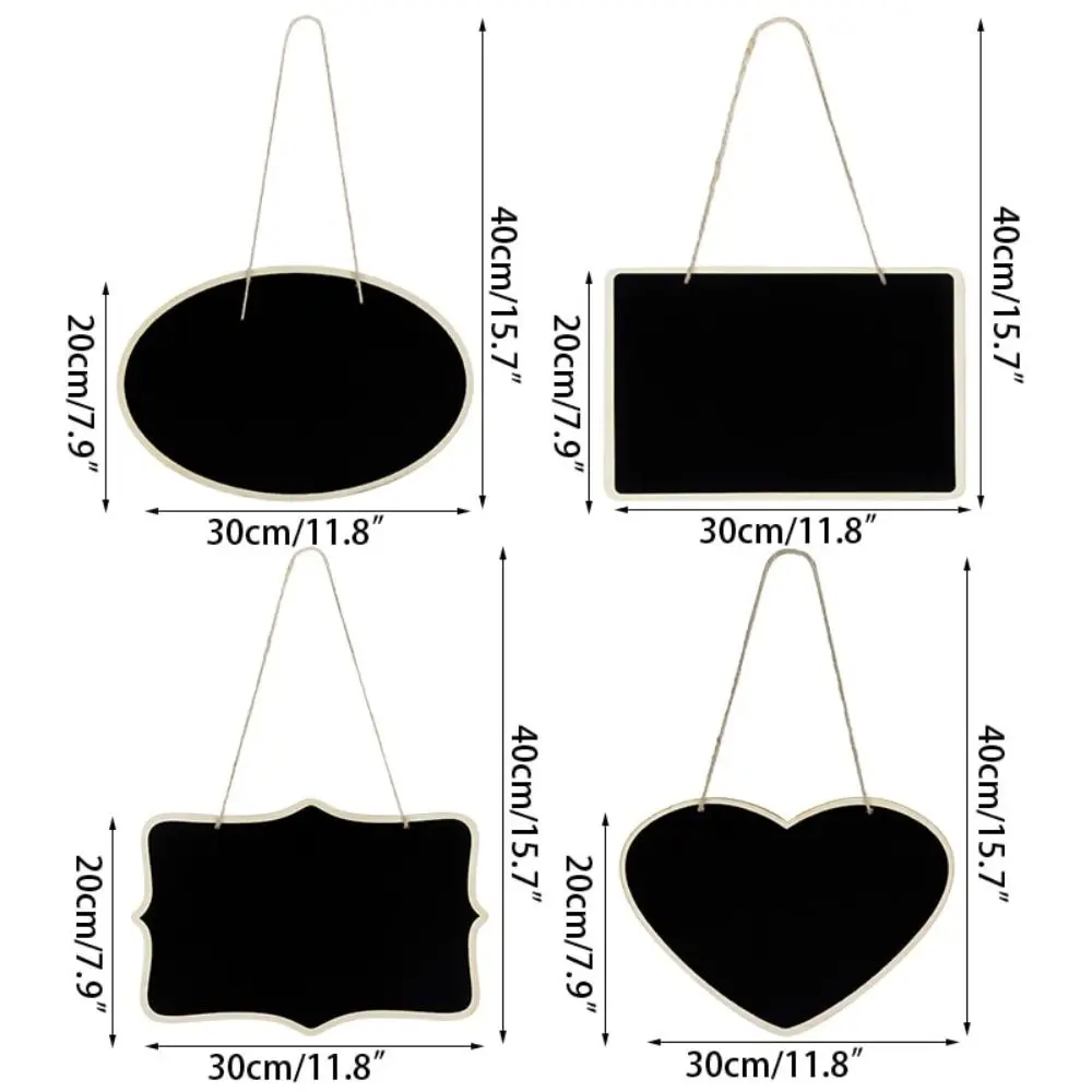 Wooden Blackboard Sign Message Board DIY Home Decor Hanging Plaque Chalkboard Ceremony Prop Mr Mrs Bridal Shower Decor wooden chalkboard wooden blackboard
