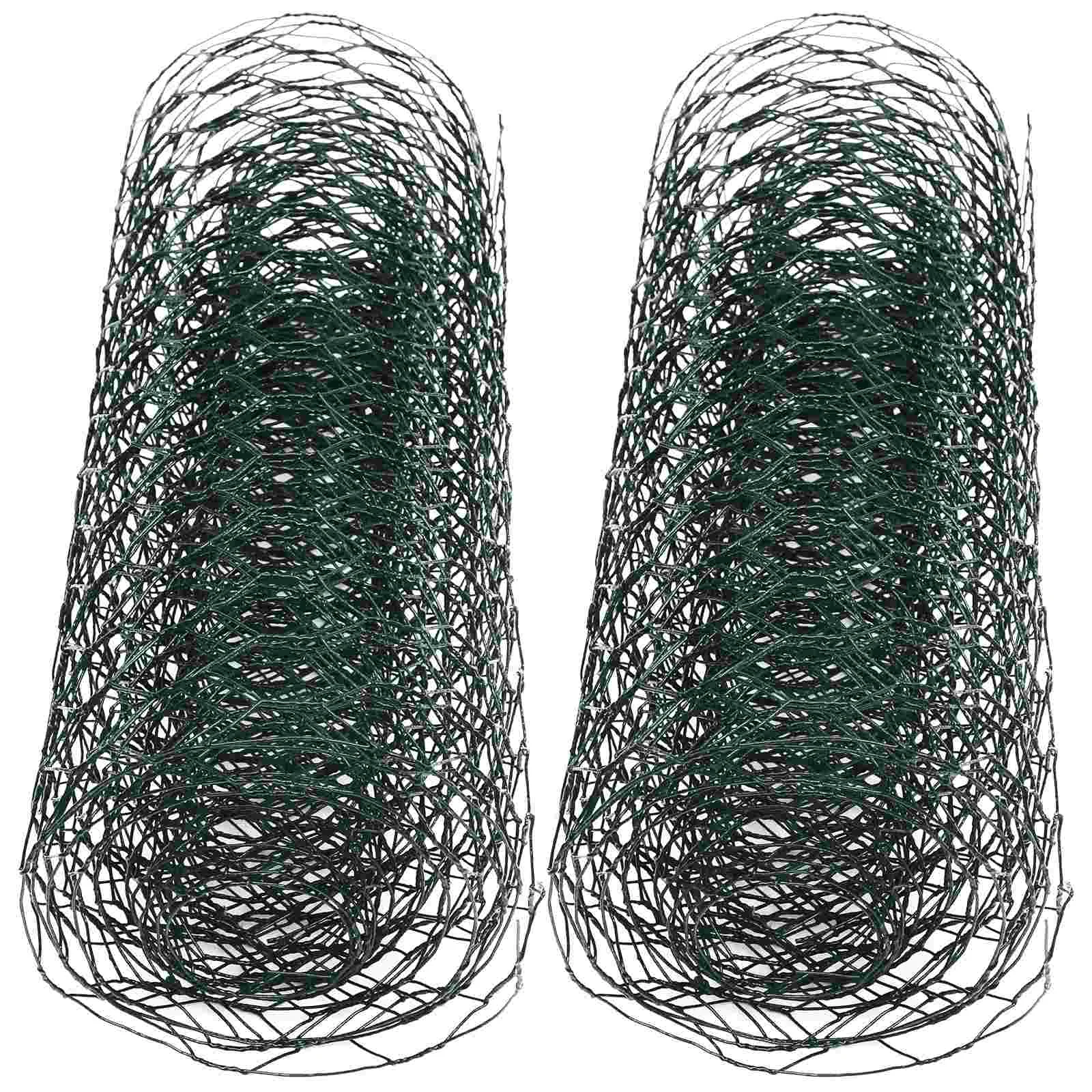 Green Iron Chicken Wire Floral Arrangements Plant Cages Garden Supplies Craft Material Wire Mesh Netting Bouquet Design