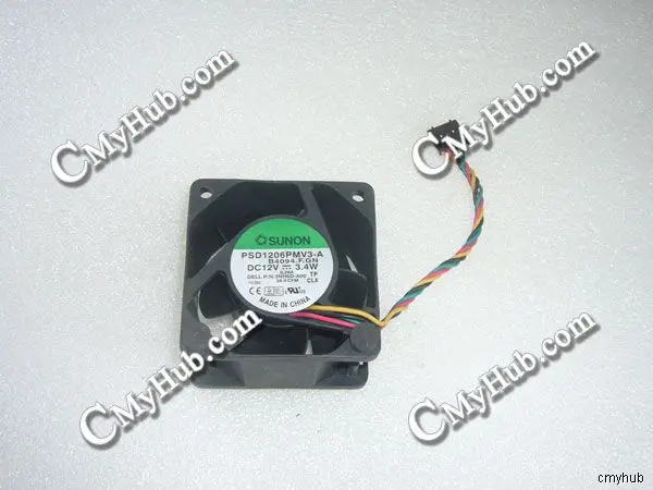 Per Dell Optiplex 745 755 760 Gx620 Sx280 Sx745 Sx755 03 Nh6D 3Nh6D-A00 Psd1206Pmv3-A Ventola Di Raffreddamento
