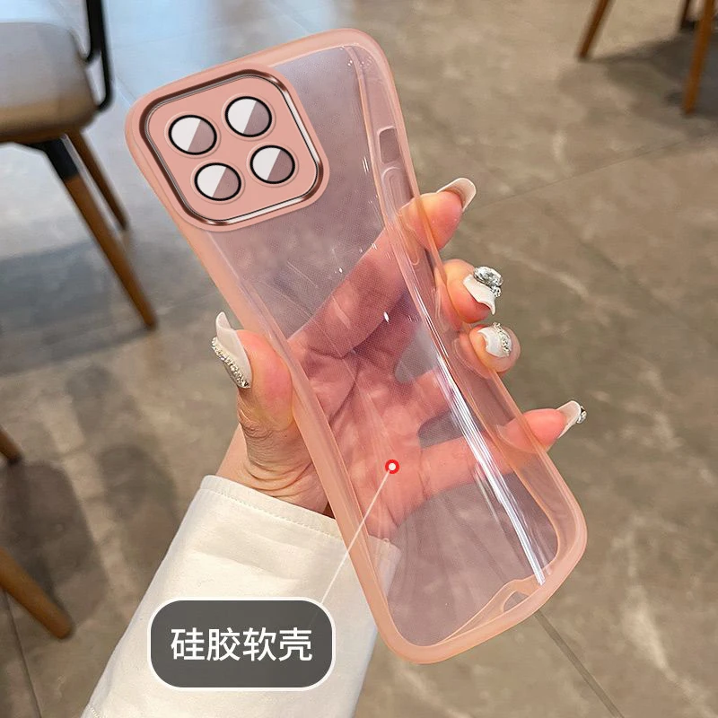 Transparent Soft Silicone TPU Phone Back Case with Full Lens Camera Protection
