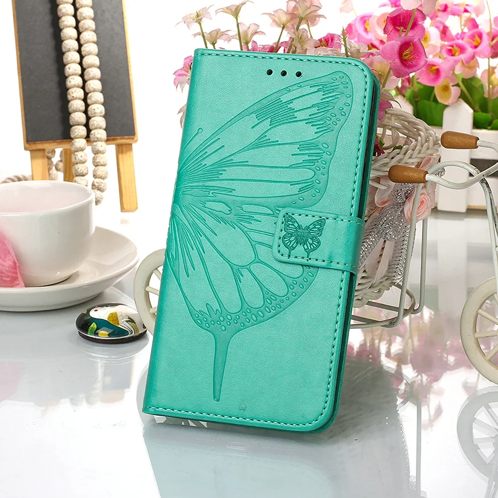 Leather Flip Wallet Case - Elegant and Protective Cover