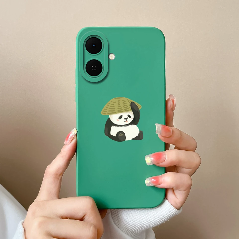 Cartoon Astronaut Cactus Anti-Fingerprint Creative Back Cover Case