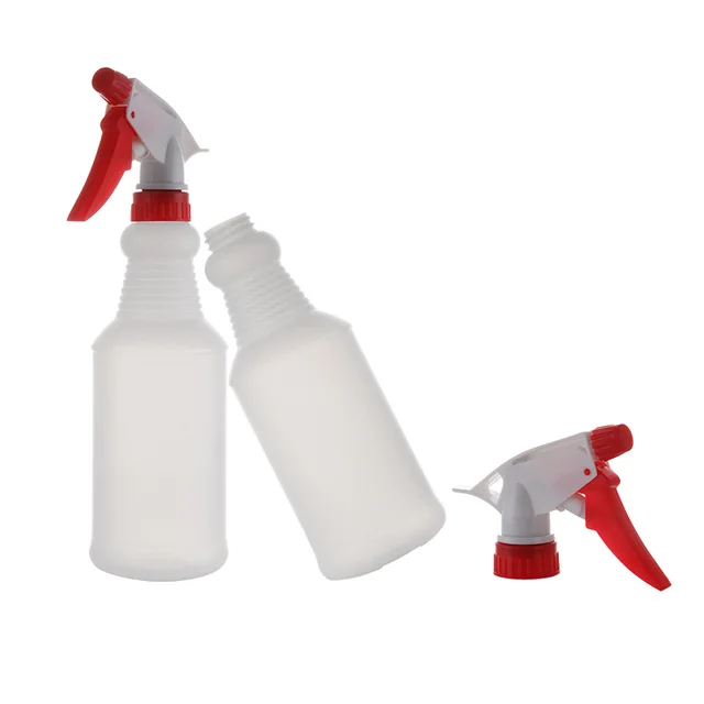 1Pcstransparent Hordozható, Újratölthető 500 Ml/750 Ml Spray -Palack Pe/Műanyag Üres Tartály Porlasztó Többcélú