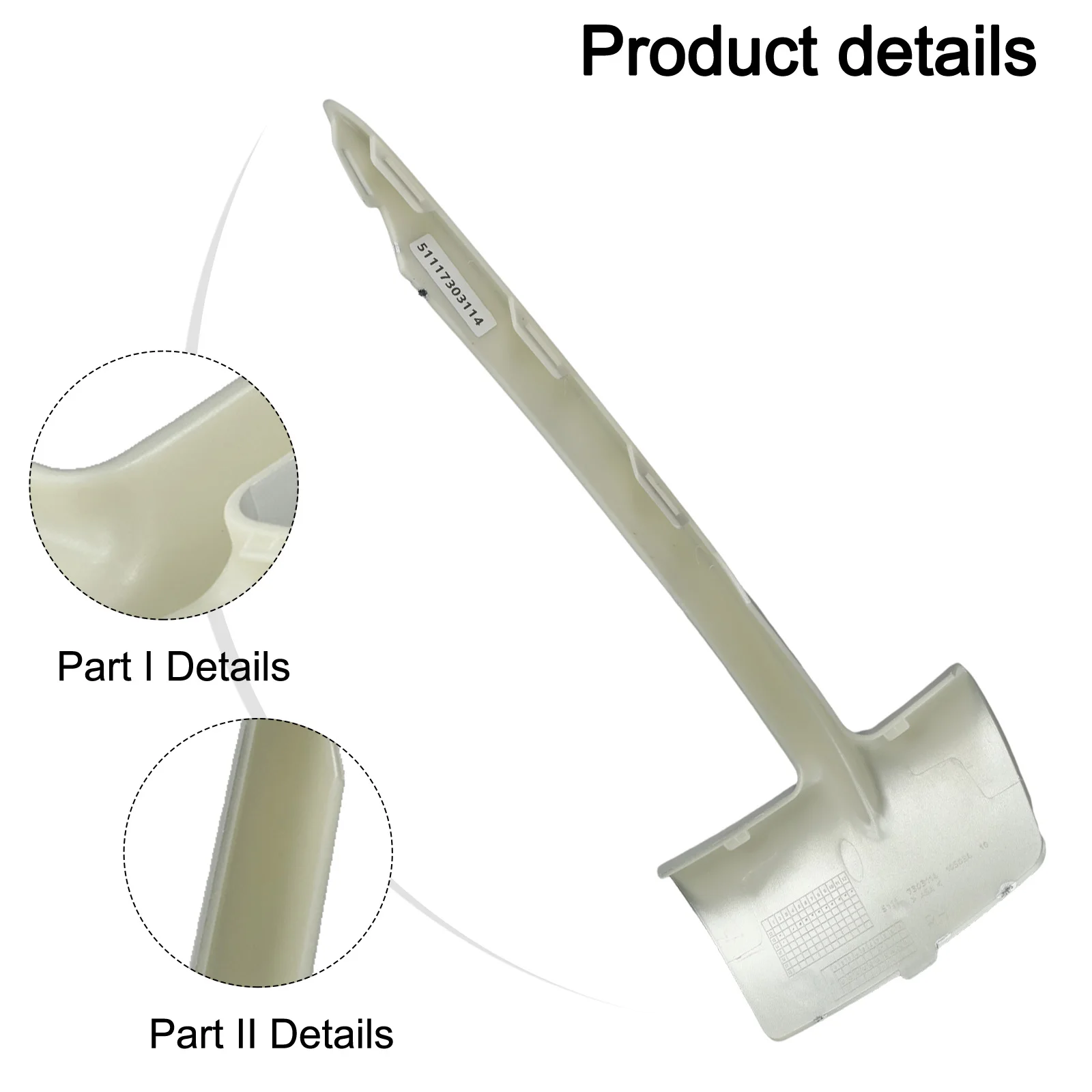 BMW F15 2014-2017 OEM 51117303113 51117303114 전면 좌/우용 범퍼 그릴 트림 몰딩, 신뢰할 수 있는 ABS 소재
