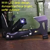 Outdoor multifunctional portable folding axe Hammer Stainless steel camping survival axe car broken window claw hammer tool 5
