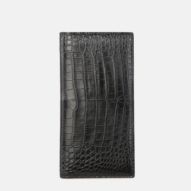 HIMALAYAN GENUINE ALLIGATOR CROCODILE LEATHER BIFOLD WALLET CARD MONEY CLIP  MEN