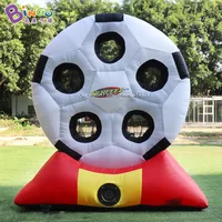 Personalized 2m/6.5ft High Inflatable Soccer Dart Board Balloon Toys For Football Shooting Sports Game 1