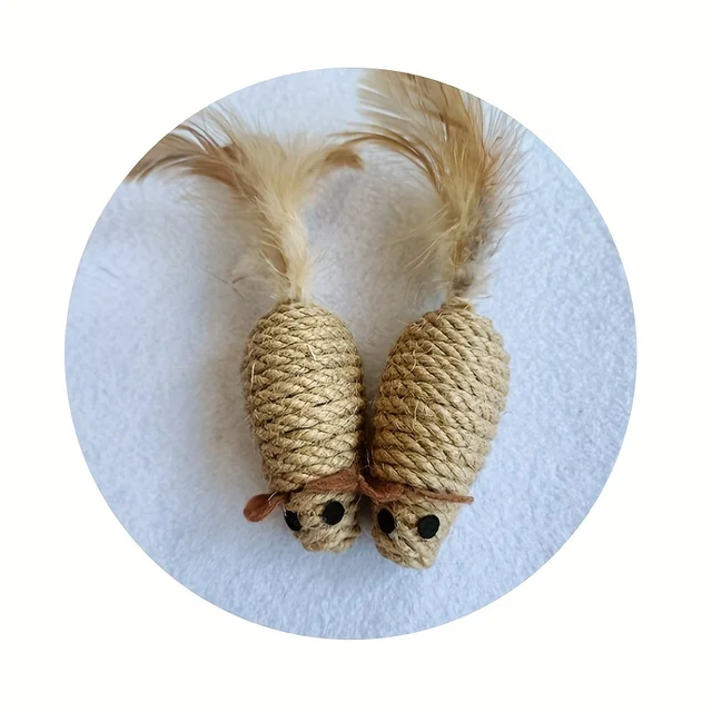 Sisal Mouse Toy 2