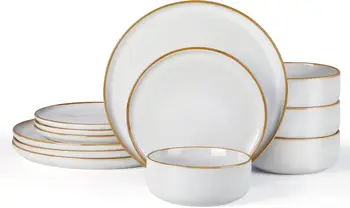 Stoneware 12-Piece Dinnerware Set 1