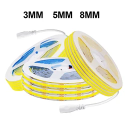 High - Density Flexible COB LED Light Strip - Adjustable Brightness and Color Temperature (Natural White)