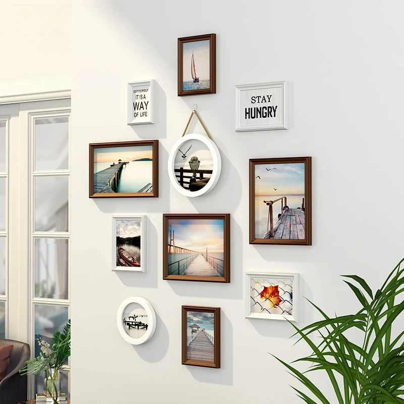 Vertical No-Drill Modern Photo Frame 3