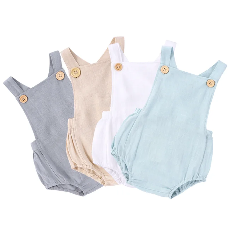 Summer Newborn Infant Romper Cotton Sleeveless Baby Boys Girls Onepiece Fashion Clothing | Детская одежда и обувь