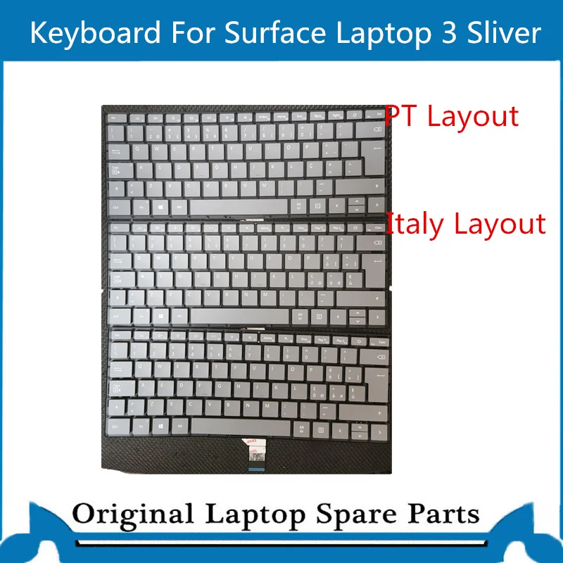 

Original New For Microsoft Surface Laptop 3 Laptop 4 Keyboard 1867 1872 Sliver Portuguese Italy layout