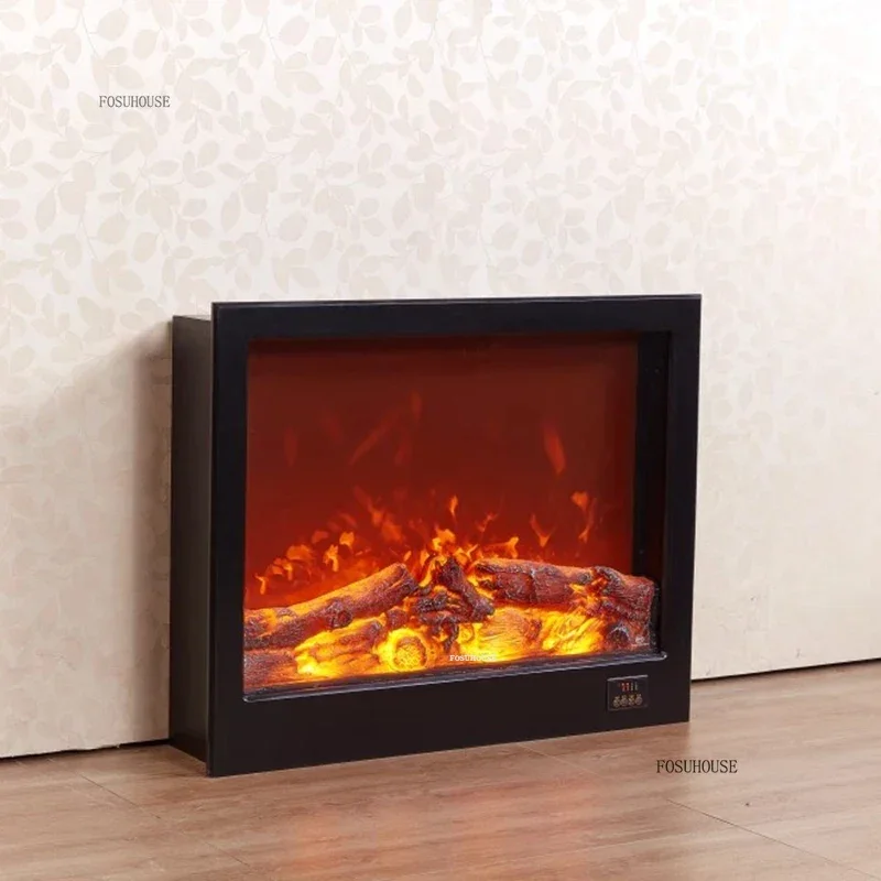 Nordic Fireplaces Core Home Decorative Electric Fireplaces American Living Room Decoration LED Simulation Fake Fire Fireplace