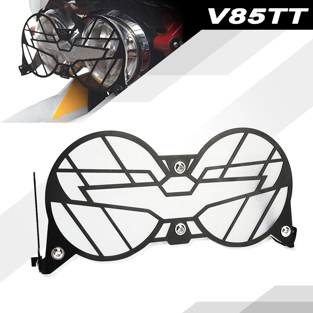 

For Moto Guzzi V85TT V85 TT 2019 2020 2021 2022 2023 New Motorcycle Accessories Headlight Grill Guard Protection Cover Protector