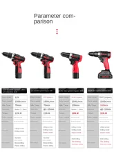  YY Household Multi-Functional Electric Hand Drill to Impact Drill Pistol Drill Electric Screwdriver Tool 