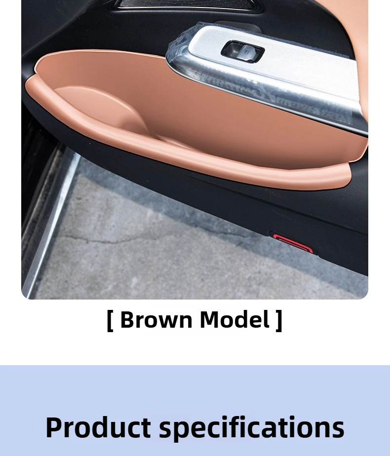 E-Class 260L 300L 2024-2025 Car Door Side Storage Box Front/Rear Side TPE Door S