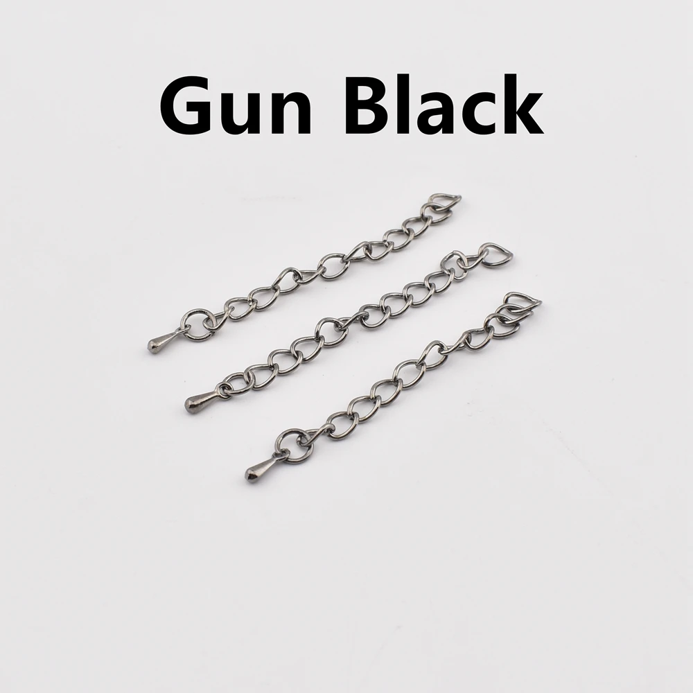 20-Piece Set: Water Drop Charms Extension Chains