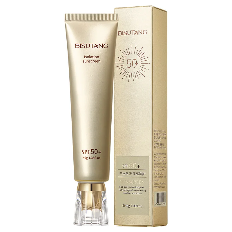 40g SPF50+ Isolation Sunscreen PA+++ 12.5h Effect Moisturizing Repairing Brightening Squalane Bisabolol Titanium Dioxide UVA/UAB