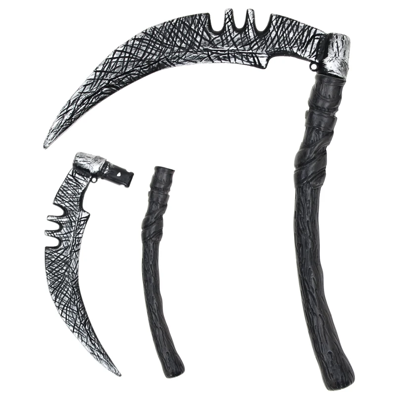 

Halloween Weapon Sickle Prop for Boys Girls Adults Halloween Cosplay Decoration