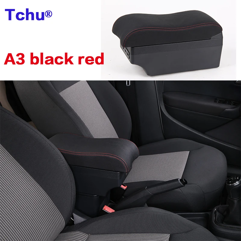 For Renault Clio 4 Armrest Box Renault Captur Clio 3 III IV Accessories Storage Box USB Multifunction clio4 clio3 Armrest box car pedals Interior Parts