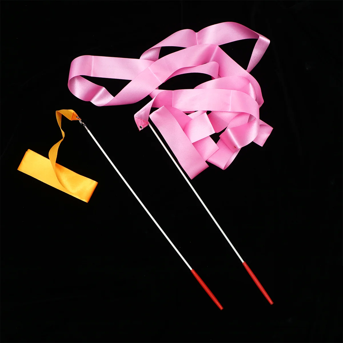 

4pcs Dance Ribbons Streamers Rhythmic Gymnastics Ribbon Streamers with for Kids Artistic Dancing