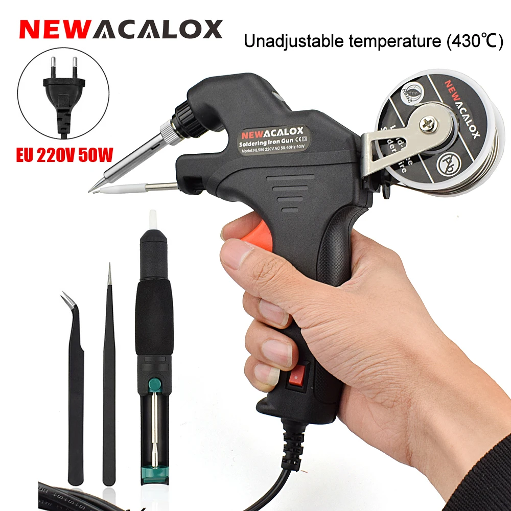 NEWACALOXEU220V50WElectricSolderingIronKitFastingHeating
