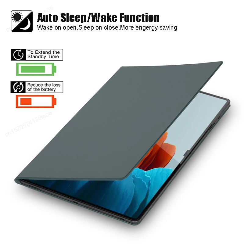 Magnetic Tablet Cover For Samsung Galaxy Tab S8 S9 S10 Ultra 14.6 S7 Plus FE 12.4 11 inch TB-X710 Case Pencil Holder Funda Capa — view 2
