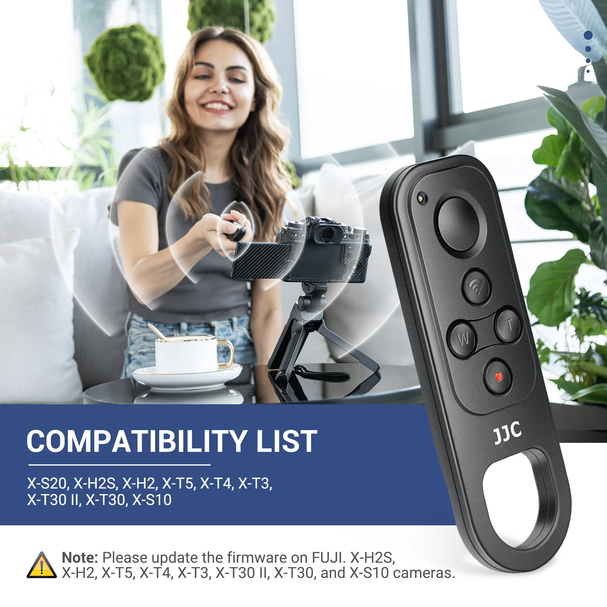 TG-BT1 Shooting Grip Wireless Remote for Fujifilm XT50 X100VI X-S20 X-H2S X-H2 X-T5 X-T4 X-T3 X-T30 II X-T30 X-S10 camera remote shutter button camera remote shutter release